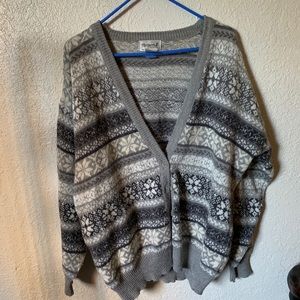 Grey Christmas Sweater